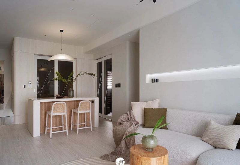 132㎡侘寂风,快节奏生活里的治愈时光 快节奏里的治愈,藏在这132㎡的侘寂时光里 - 家居知识