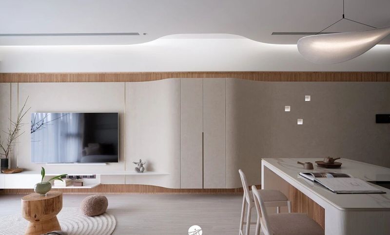 132㎡侘寂风,快节奏生活里的治愈时光 快节奏里的治愈,藏在这132㎡的侘寂时光里 - 家居知识