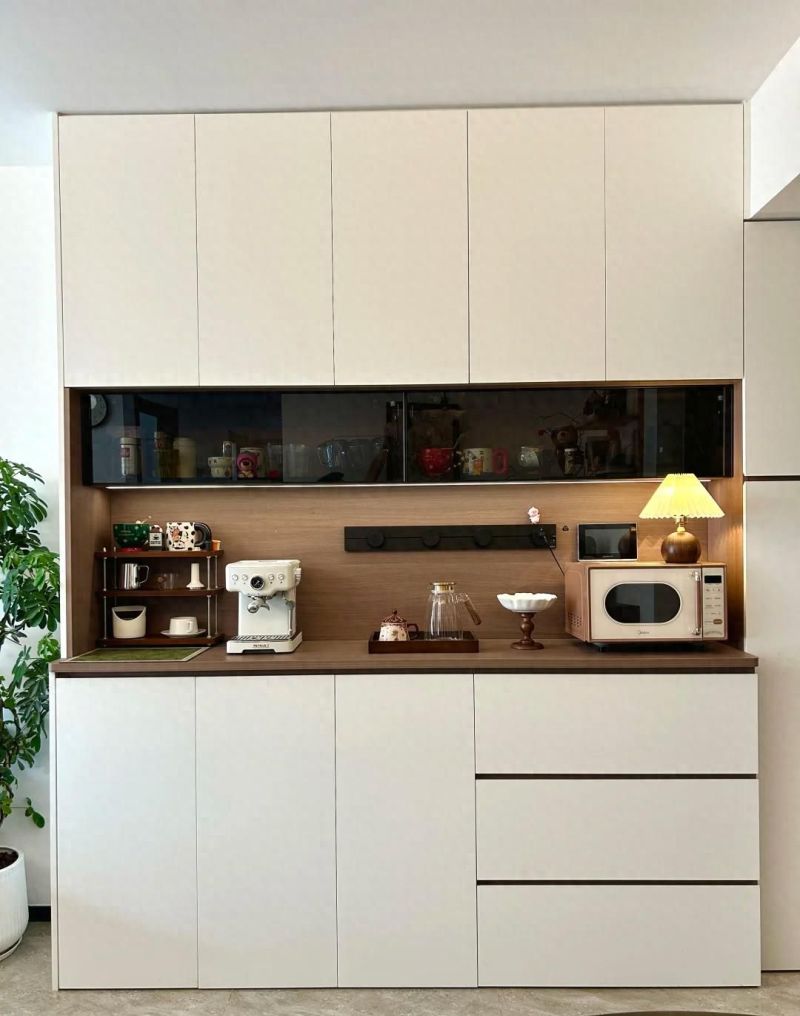 餐边柜设计必知的7个关键尺寸，美观实用一步到位