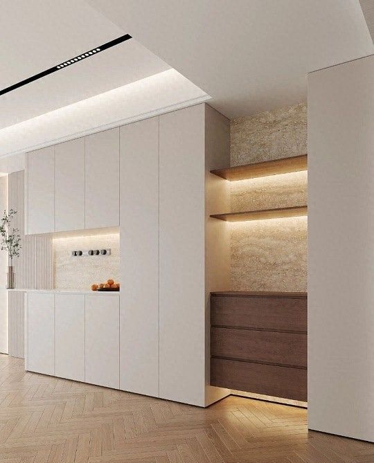 极简玄关柜设计，干净无风格才是高级感