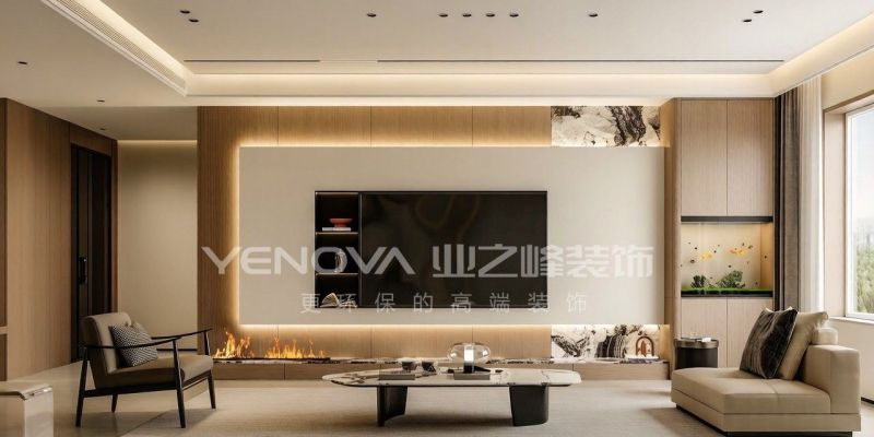 唐山熙湖九里160平方米现代风格装修效果案例|业之峰装饰 - 家居知识