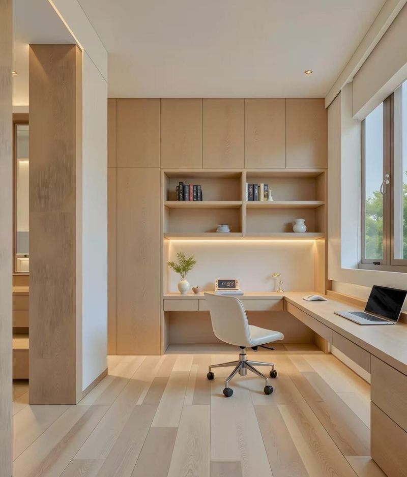 原木轻奢风正流行!打造治愈系小家的温暖日常 同我的原木风小家🏠日日又年年听说现在的业主都喜欢原木轻奢风 - 家居知识