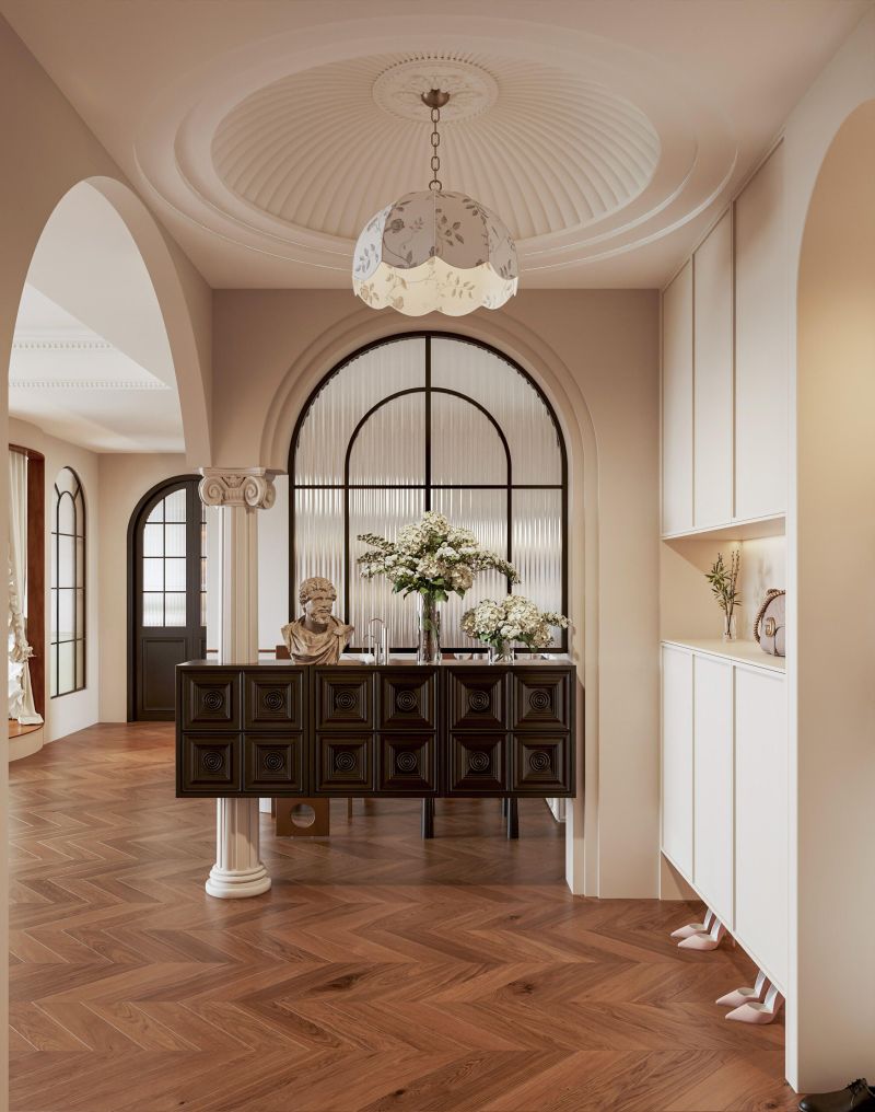 中古风混搭轻法式,动线与颜值双满分的绝美之家! 中古风邂逅轻法式,动线颜值双满分🏠谁懂这种神仙设计的家啊! - 家居知识