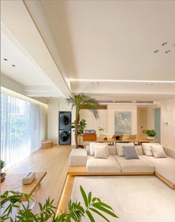 极简原木风，大横厅显大2倍真的很哇塞！ - 家居知识