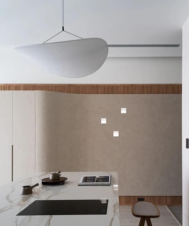 132㎡侘寂风,快节奏生活的治愈系时光 快节奏里的治愈,藏在这132㎡的侘寂时光里 - 家居知识