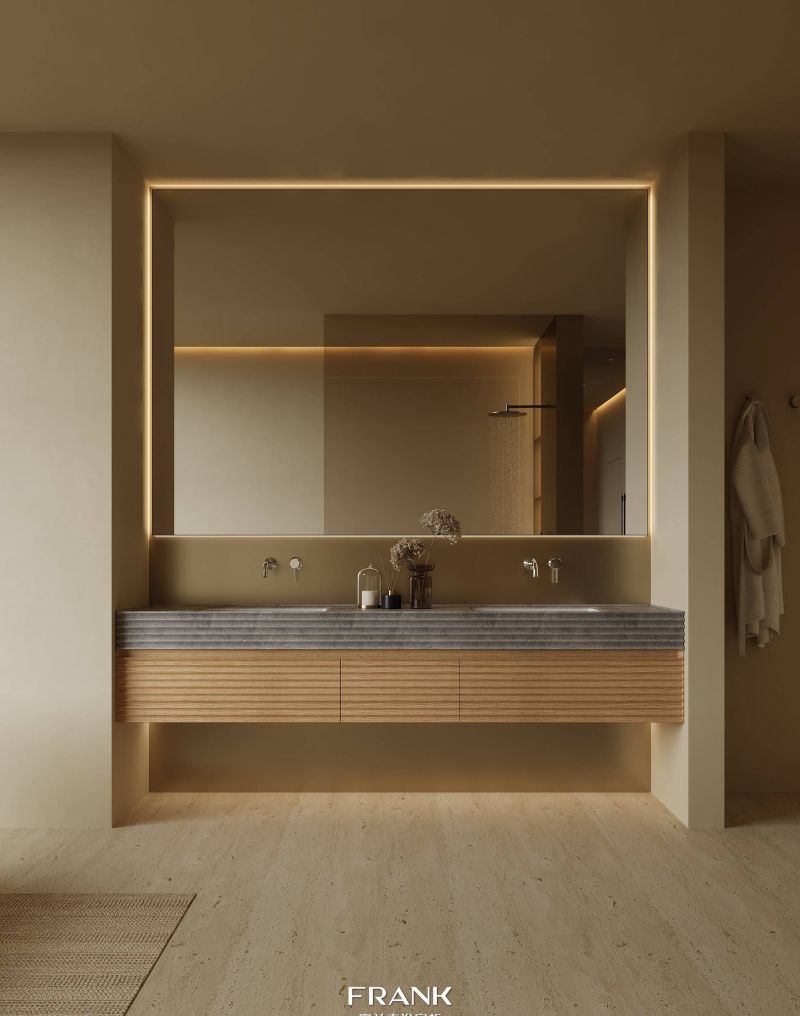 极简不寡谈！富兰克山丘Ⅲ浴室柜太高级 - 家居知识