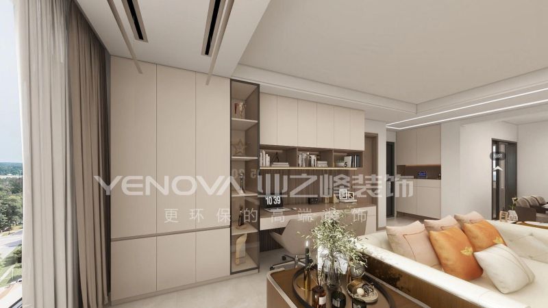 唐山中天·南湖玥132平方米现代轻奢风格装修效果案例|业之峰装饰 - 家居知识