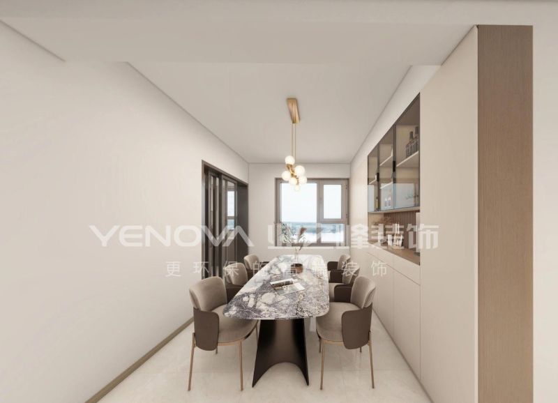 唐山中天·南湖玥132平方米现代轻奢风格装修效果案例|业之峰装饰 - 家居知识