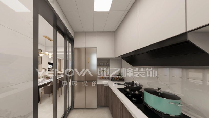 唐山中天·南湖玥132平方米现代轻奢风格装修效果案例|业之峰装饰 - 家居知识