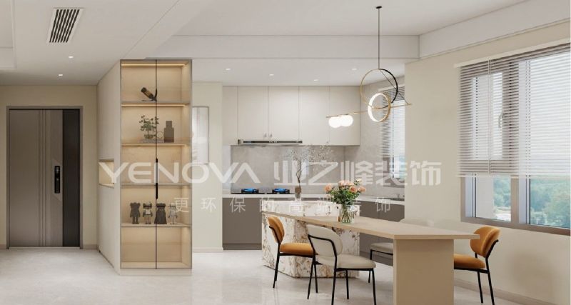 144㎡现代风格装修案例,唐山禹洲凤凰府雅致生活空间 唐山禹洲凤凰府144平方米现代风格装修效果案例|业之峰装饰 - 家居知识