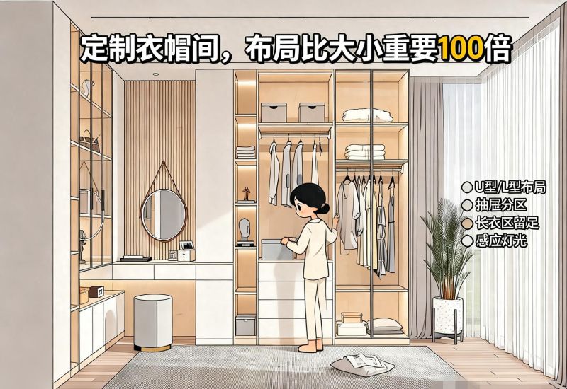 谁说衣帽间只能大house有？小户型这样装，轻松get逛店式快乐