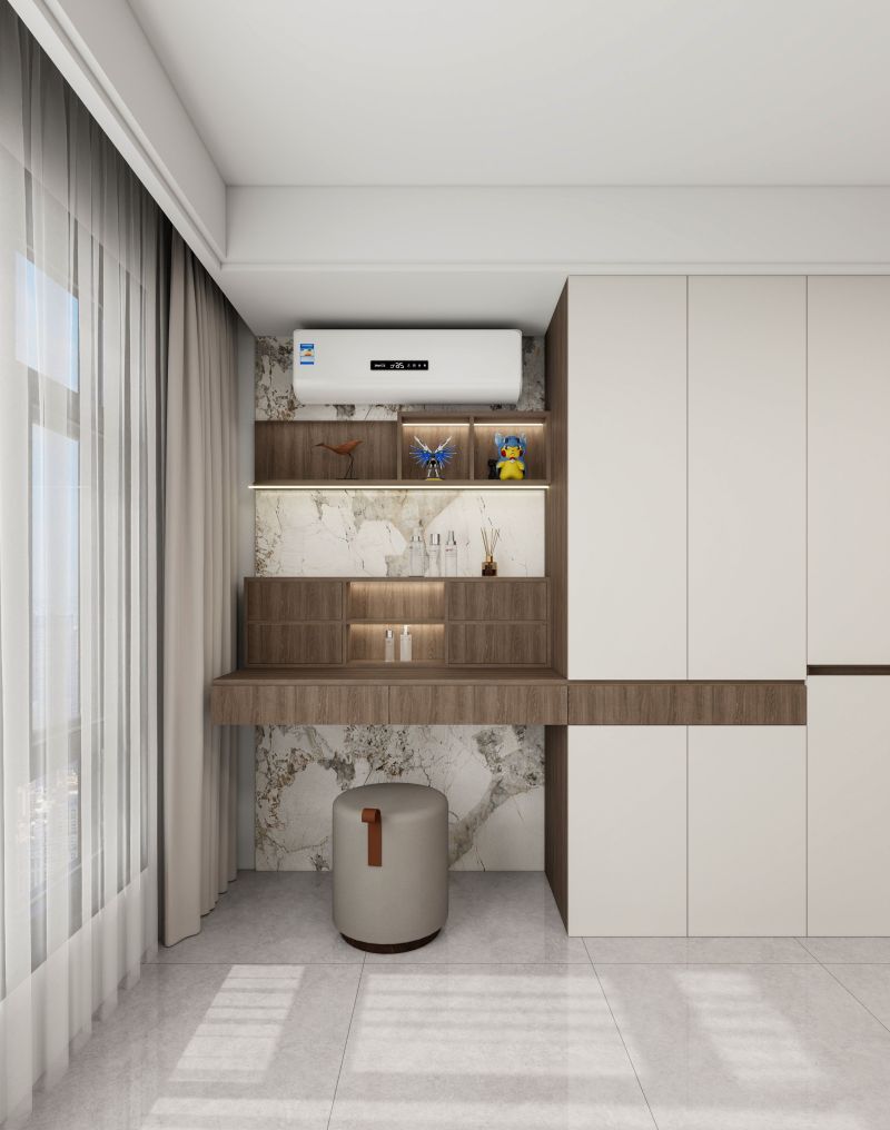 全屋定制绝了！玄关妆台一体，高级又能装 - 家居知识