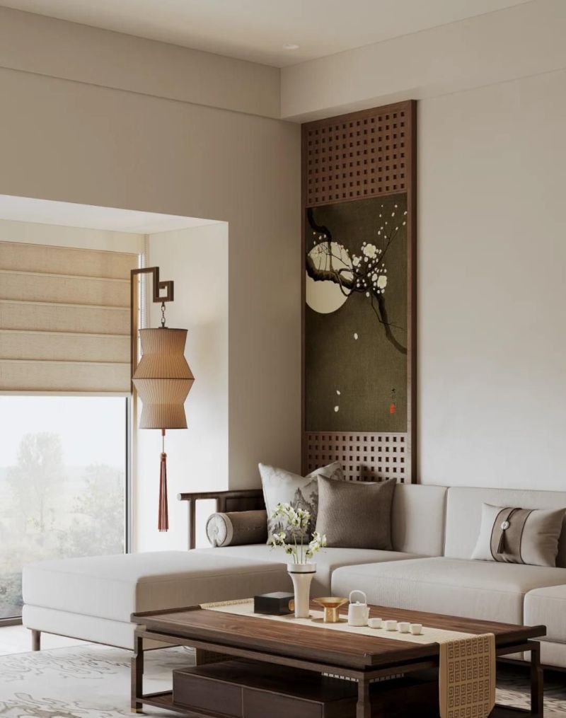 胡桃木+留白，装修新中式风格绝了！ - 家居知识