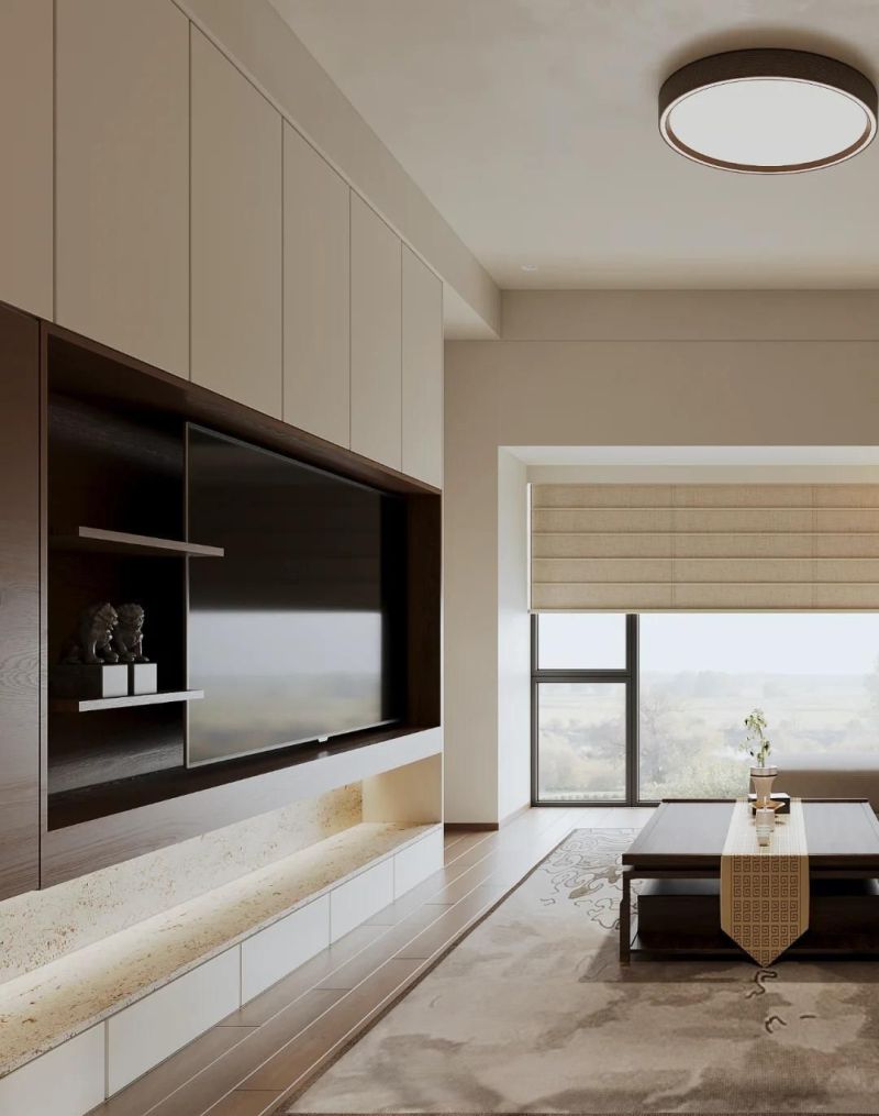 胡桃木+留白，装修新中式风格绝了！ - 家居知识