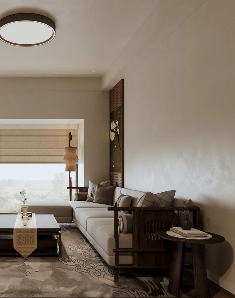 胡桃木+留白，装修新中式风格绝了！ - 家居知识
