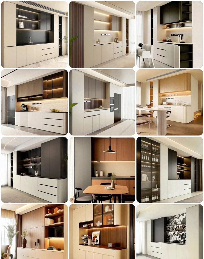 12款定制餐边柜设计，中古风/极简/轻奢，轻松装出高级感