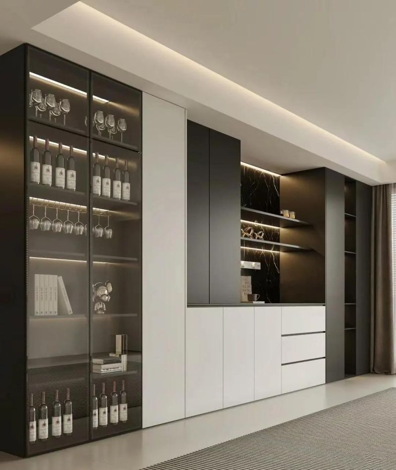 12款定制餐边柜合集，中古风/极简/轻奢，直接照着装出高级感 - 家居知识