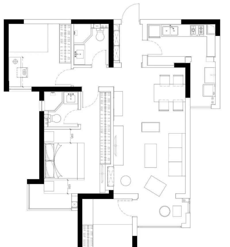 他用多种原木营造“粗糙感”，让109㎡的俩娃之家，无比舒服自在 - 家居知识