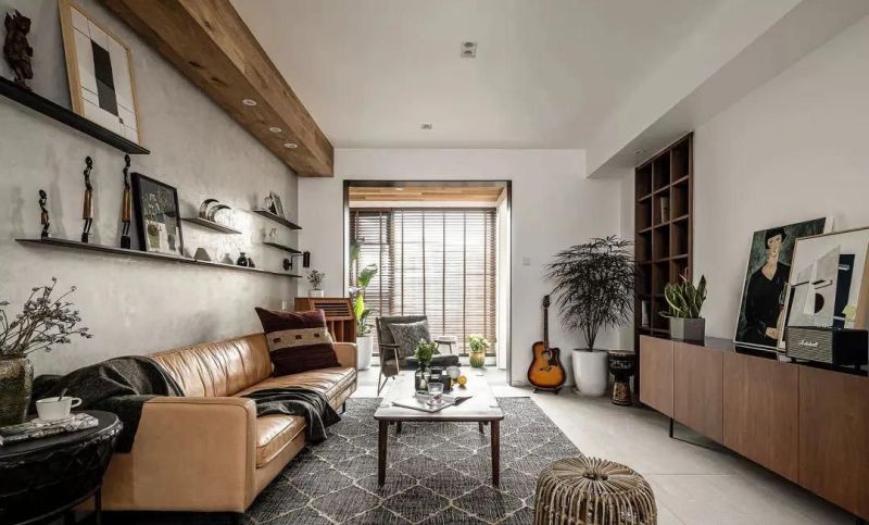 他用多种原木营造“粗糙感”，让109㎡的俩娃之家，无比舒服自在 - 家居知识