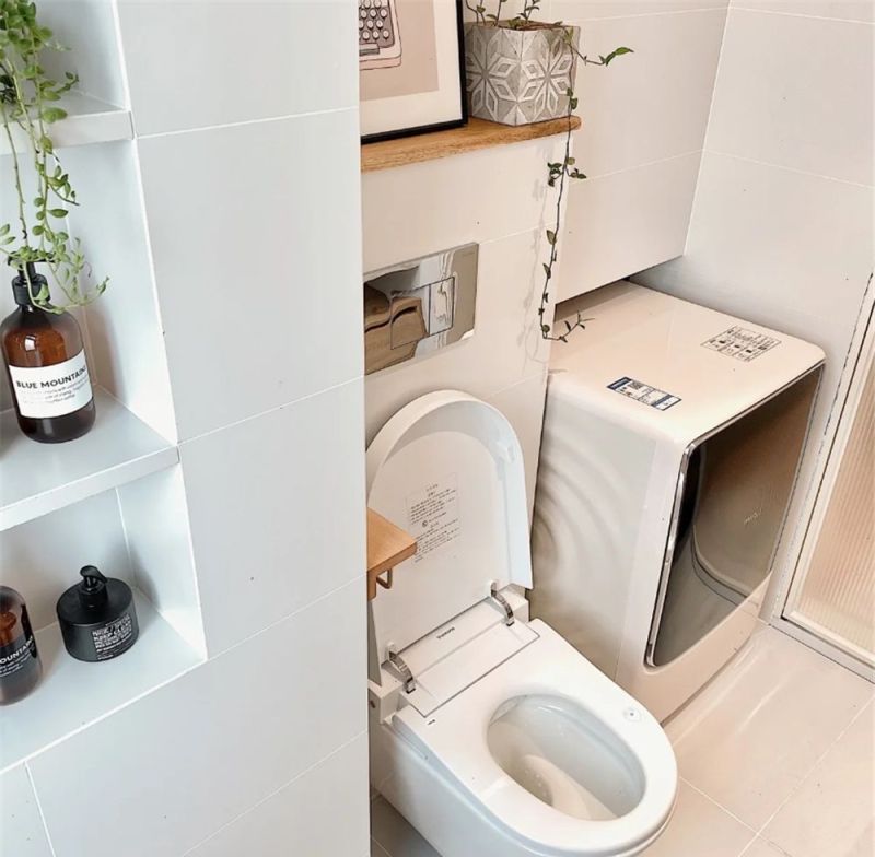 4㎡奶油白卫生间惊艳网友,美到爆的装修灵感 她把家里的4㎡卫生间,装修成“奶油白”色,网友:真的美爆了 - 家居知识