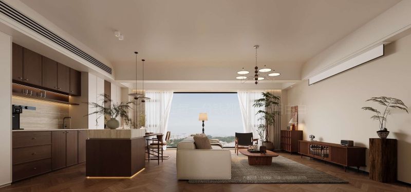 株洲装修设计：143㎡中古风装修案例，“久处不厌”的舒适感 - 家居知识