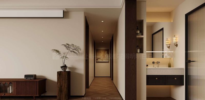 株洲装修设计：143㎡中古风装修案例，“久处不厌”的舒适感 - 家居知识