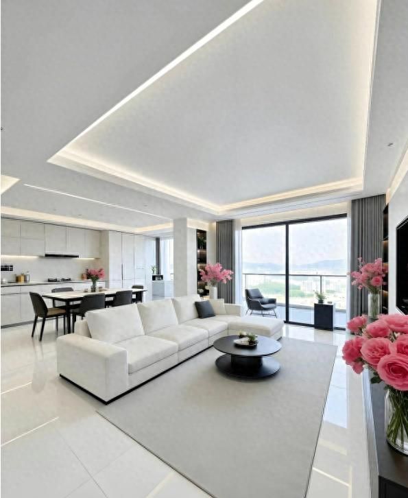 现代极简风的家，美到不像真实居住空间！