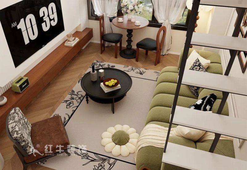 中古风挑高空间,Y型楼梯设计诠释空间美学 红牛Design | 中古+挑高,Y型楼梯设计,释放空间的魅力! - 家居知识