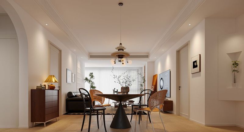 120㎡中古风装修，重组空间、简约设计，美貌和功能双在线 - 家居知识