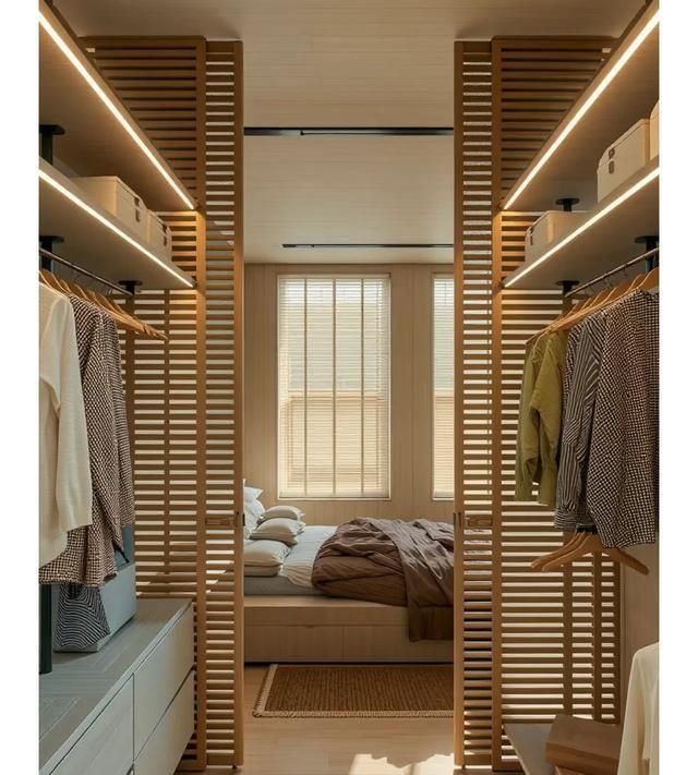 卧室别再打满墙衣柜！10㎡以上就做小衣帽间，才是收纳王炸 - 家居知识