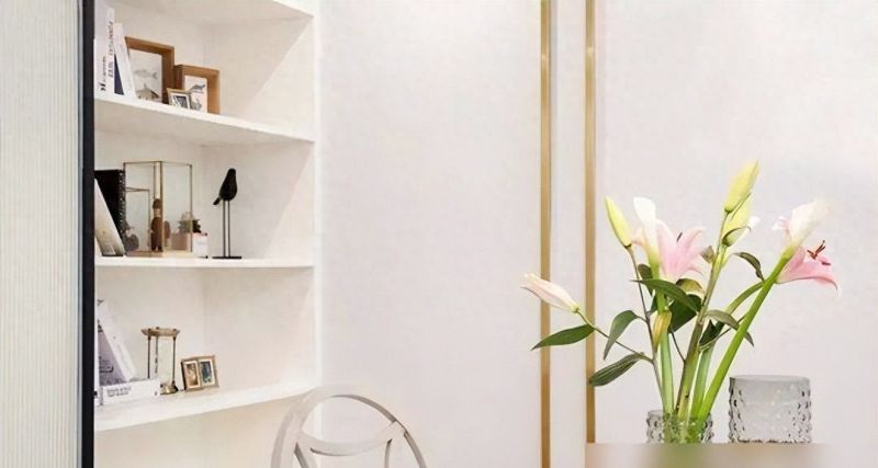 80㎡轻奢美式小宅，玄关惊艳，浪漫满屋！