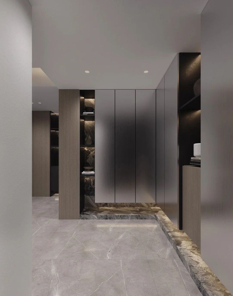 玄关，是家的序章，迎接风尘仆仆的归人，也目送整装待发的行者。