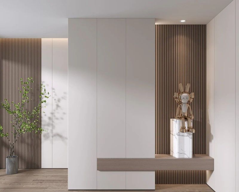 玄关，是家的序章，迎接风尘仆仆的归人，也目送整装待发的行者。