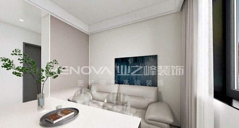 60㎡现代简约风装修案例，唐山吴家庄小户型空间优化设计