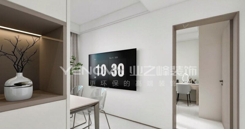 唐山吴家庄60平方米现代简约风格装修效果案例|业之峰装饰 - 家居知识