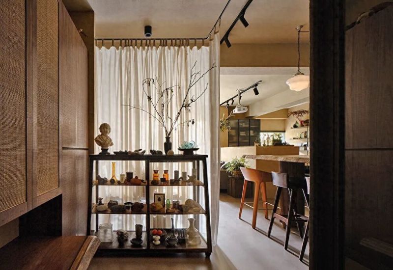 142㎡侘寂风绿意宅，治愈系生活从此不出门