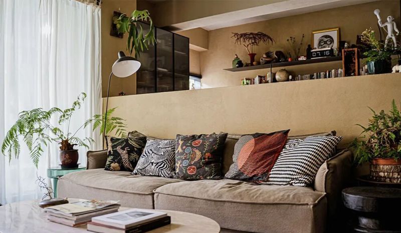 住进去就不想出门！142㎡侘寂绿境，太治愈了 - 家居知识