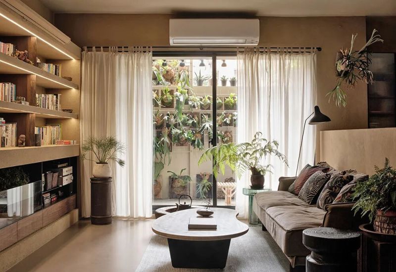 住进去就不想出门！142㎡侘寂绿境，太治愈了 - 家居知识