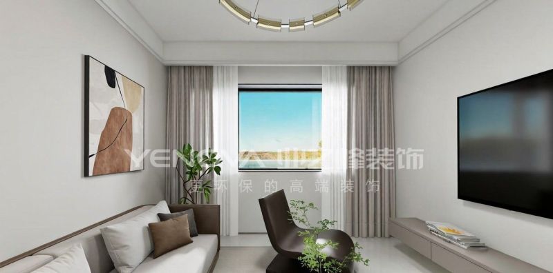 唐山吴家庄90平方米现代简约风格装修效果案例|业之峰装饰 - 家居知识