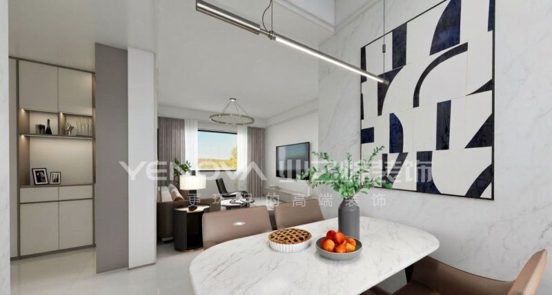 唐山吴家庄90平方米现代简约风格装修效果案例|业之峰装饰 - 家居知识