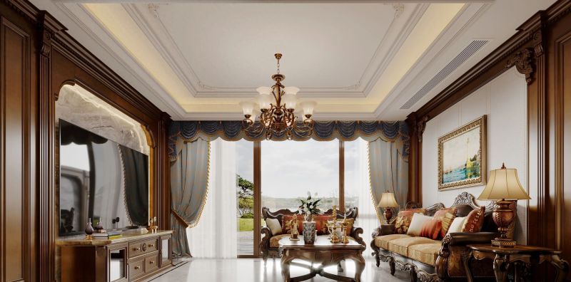 414㎡美式风排屋装修-诸暨江南里小区 - 家居知识