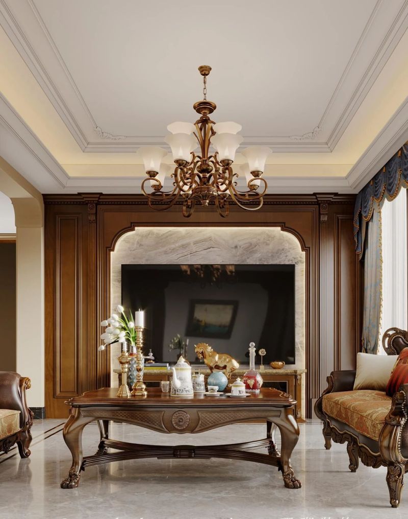 414㎡美式风排屋装修-诸暨江南里小区 - 家居知识