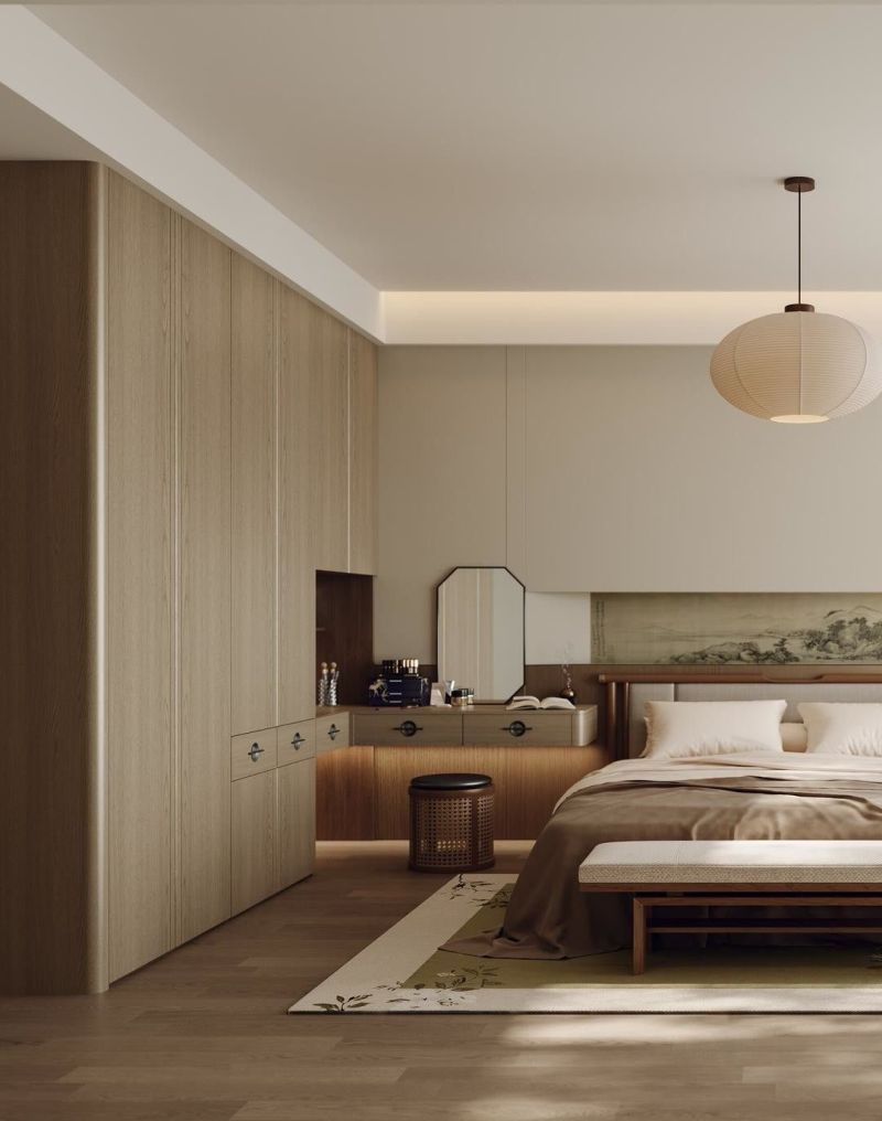 改造后的新中式卧室，简直太爱了 - 家居知识