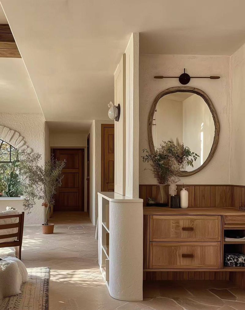 奶油侘寂中古风,自然与复古碰撞的治愈系家居设计 奶油侘寂中古风全屋设计深度解析:自然与复古交织的治愈居所 - 家居知识