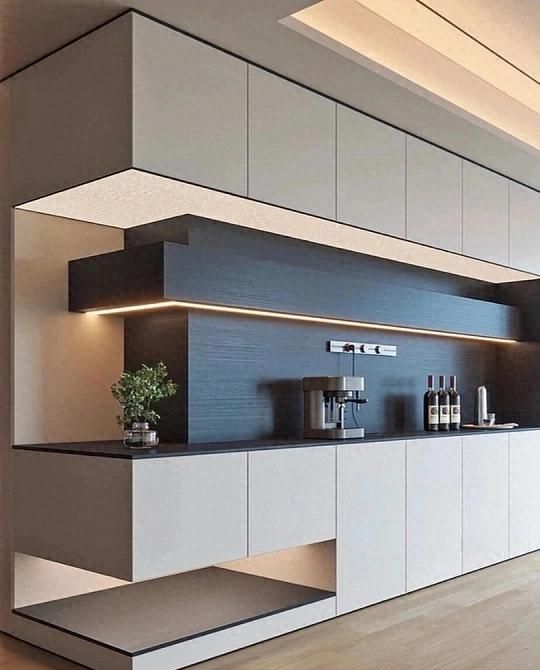 美炸天的餐边柜设计，高级感瞬间拉满！