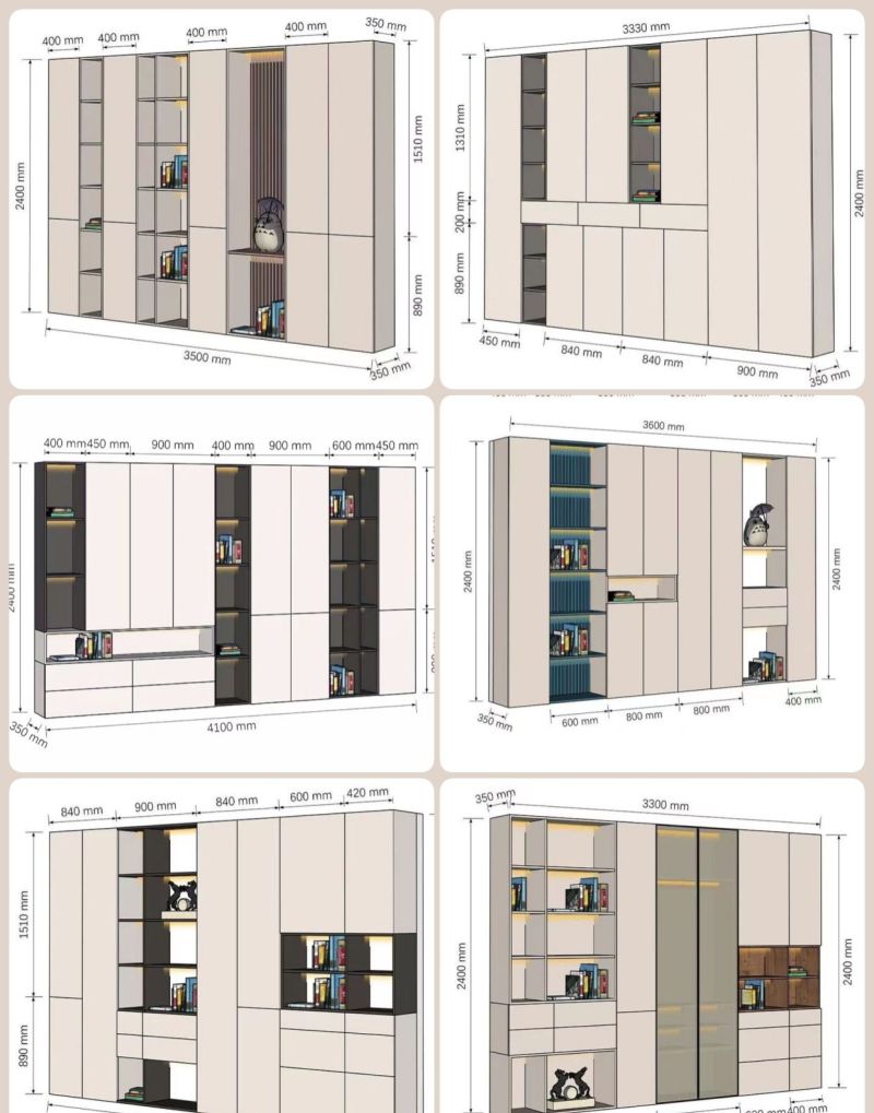 揭秘高颜值实用定制书柜设计，打造理想书房空间