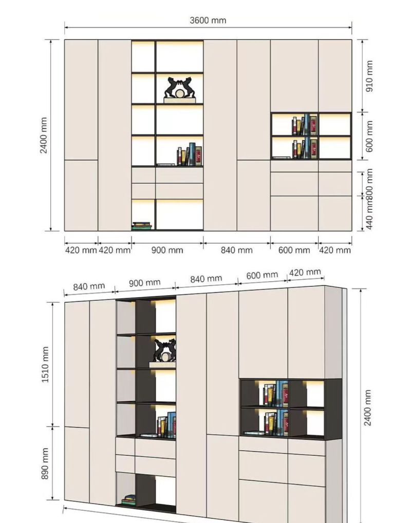 那些好看又实用定制书柜都长什么样子？ - 家居知识