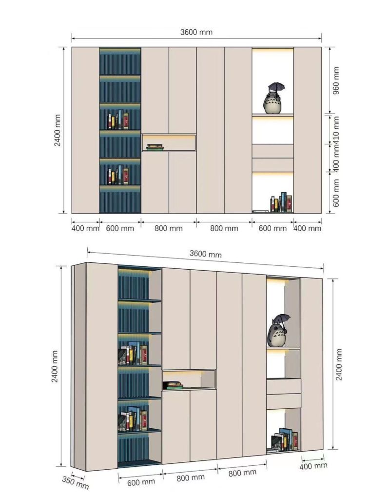 那些好看又实用定制书柜都长什么样子？ - 家居知识