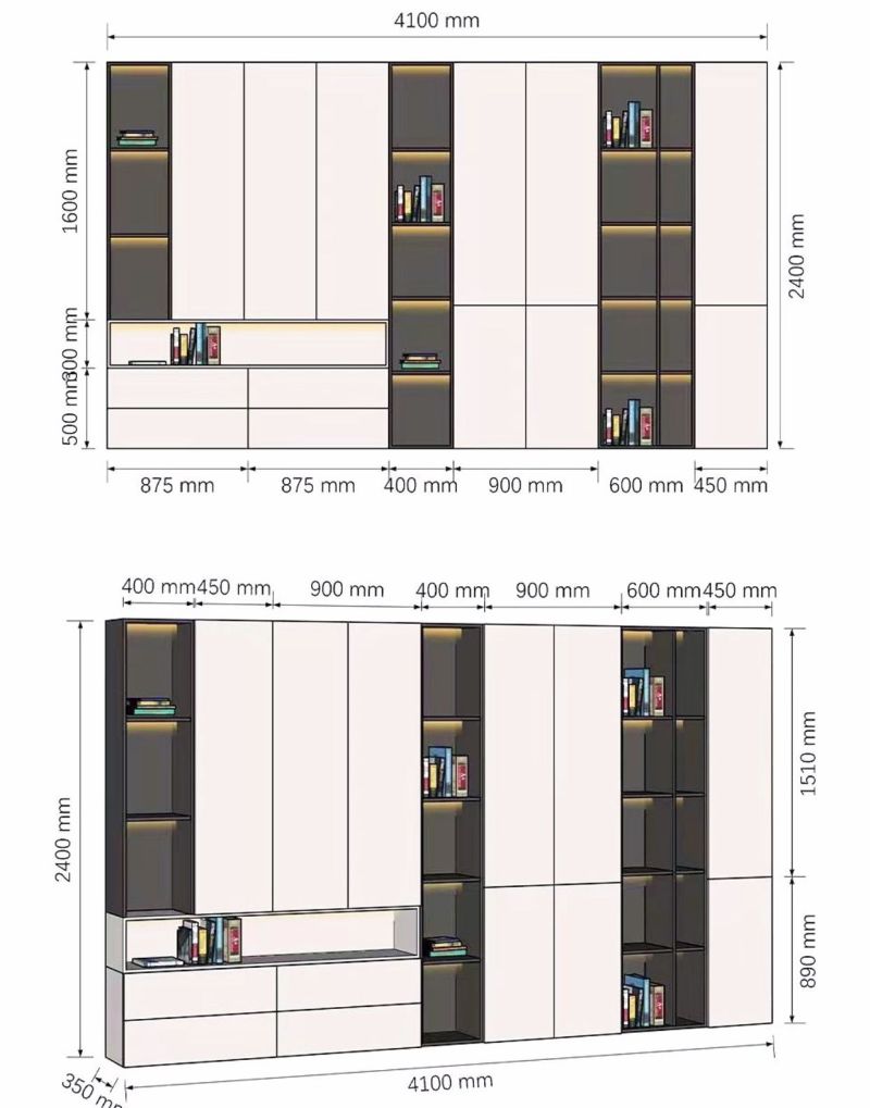 那些好看又实用定制书柜都长什么样子？ - 家居知识