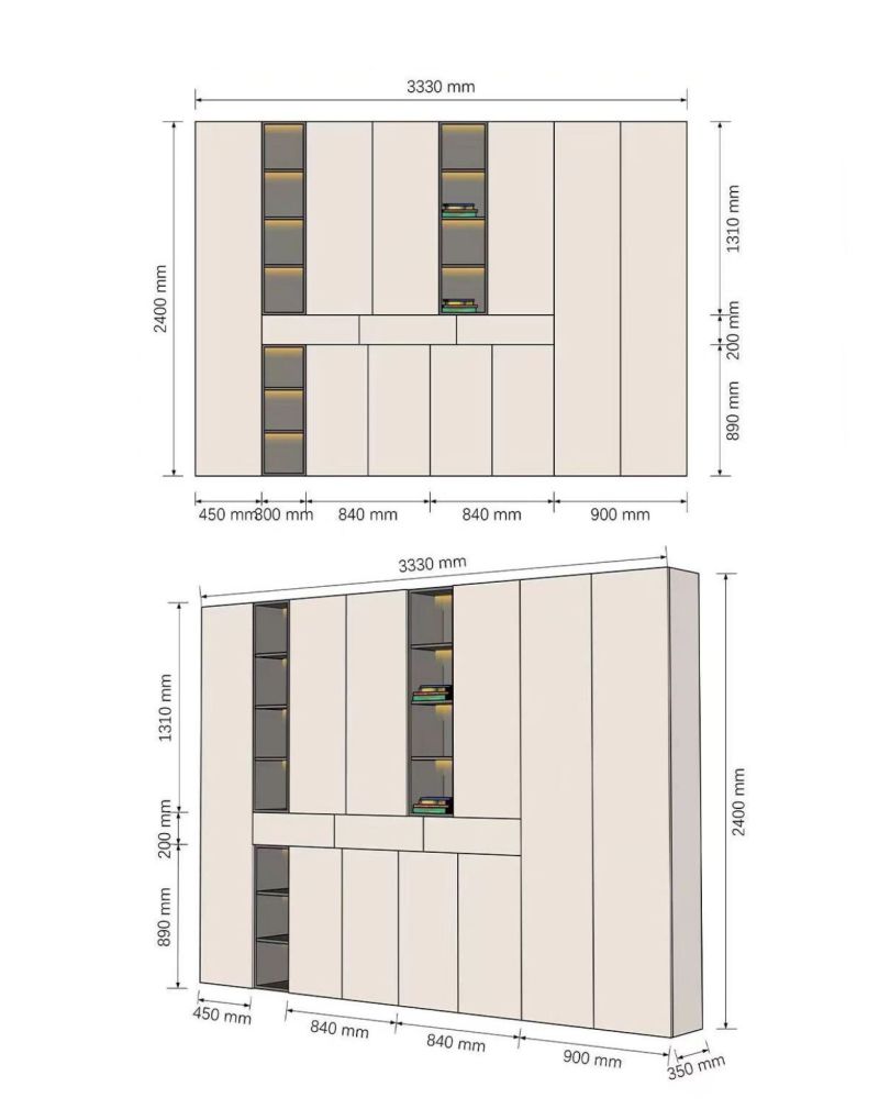 那些好看又实用定制书柜都长什么样子？ - 家居知识